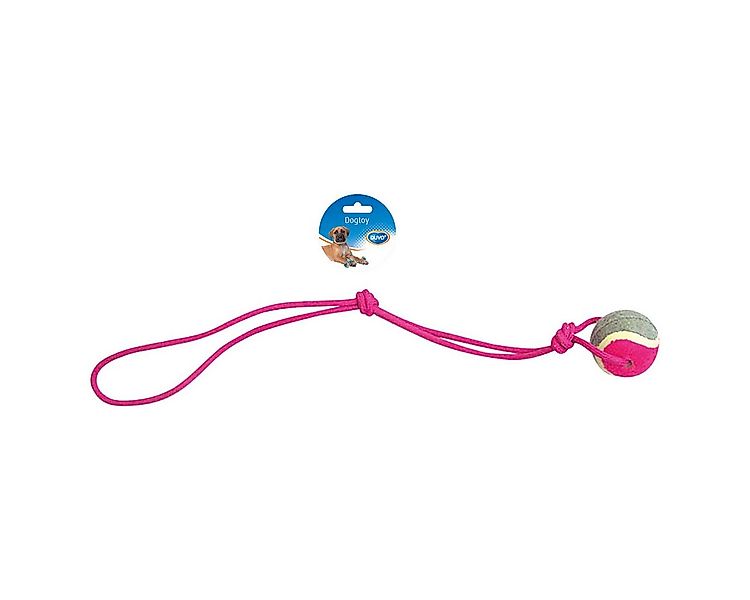 DUVO+ Zerrspielzeug Hundespielzeug Knot Baumwolle Pendel + Tennisball grau/ günstig online kaufen