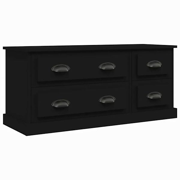 vidaXL TV-Schrank TV-Schrank Schwarz 100x35,5x45 cm Spanplatte günstig online kaufen