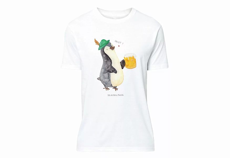 Mr. & Mrs. Panda T-Shirt Pinguin Bier - Weiß - Geschenk, Oktoberfest, Party günstig online kaufen