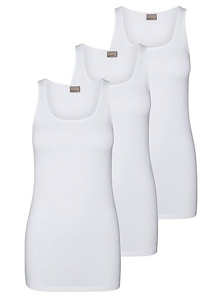 Vero Moda Tanktop Long Tank Top (3-tlg) (3 Stück) lang, elastische Baumwoll günstig online kaufen