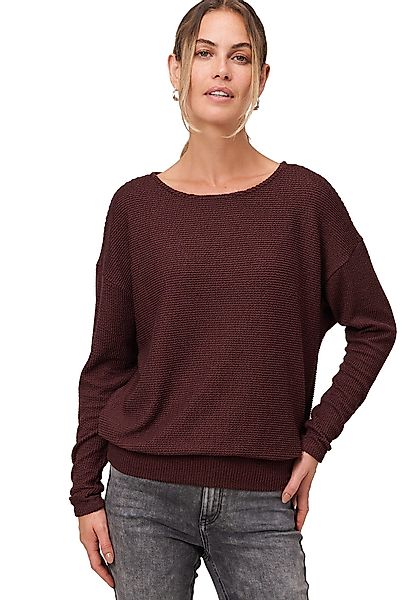 Zero Kurzarmshirt Damen Jerseyshirt strukturiert langarm günstig online kaufen