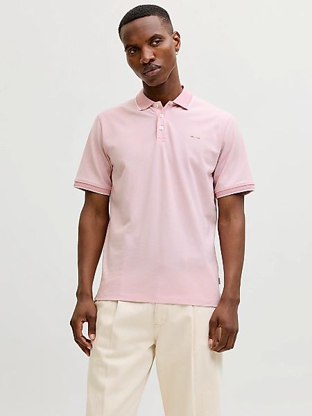 Jack & Jones Poloshirt "JPRBLUALVES SS POLO SN" mit Logo Stickerei günstig online kaufen