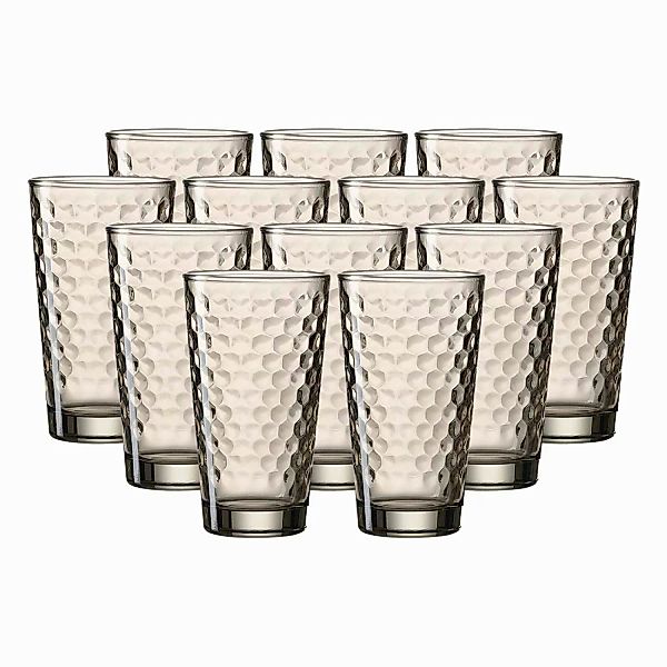 Ritzenhoff & Breker Favo Longdrinkgläser 400 ml 12er Set braun günstig online kaufen