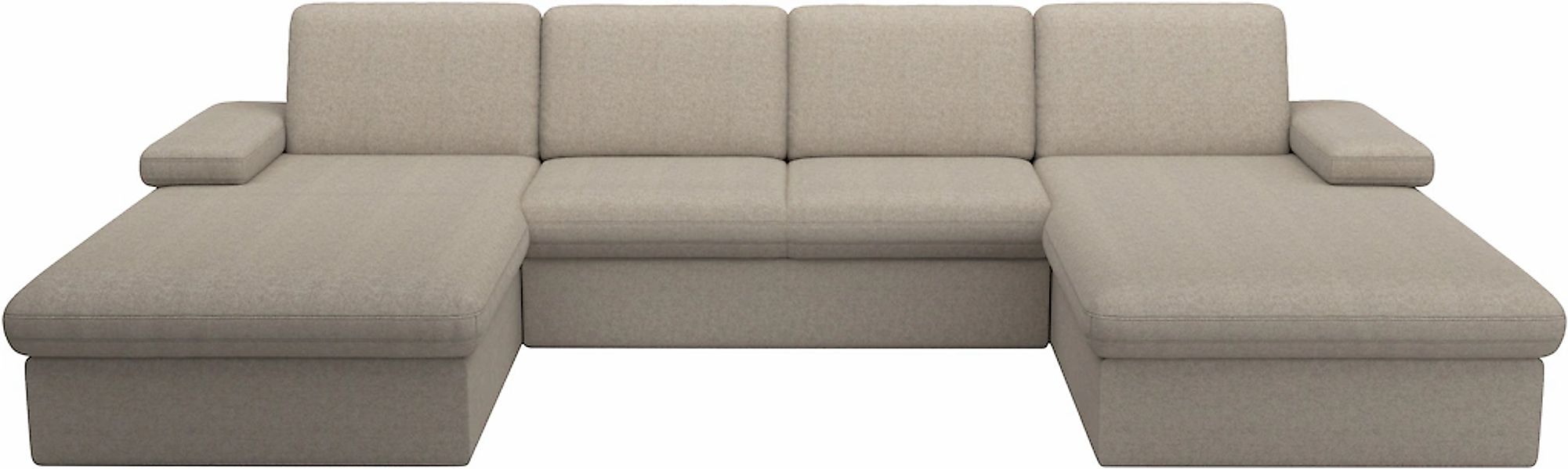 sit&more Wohnlandschaft "Moreno U-Form, B: 309 cm" mit Armteilverstellung, günstig online kaufen