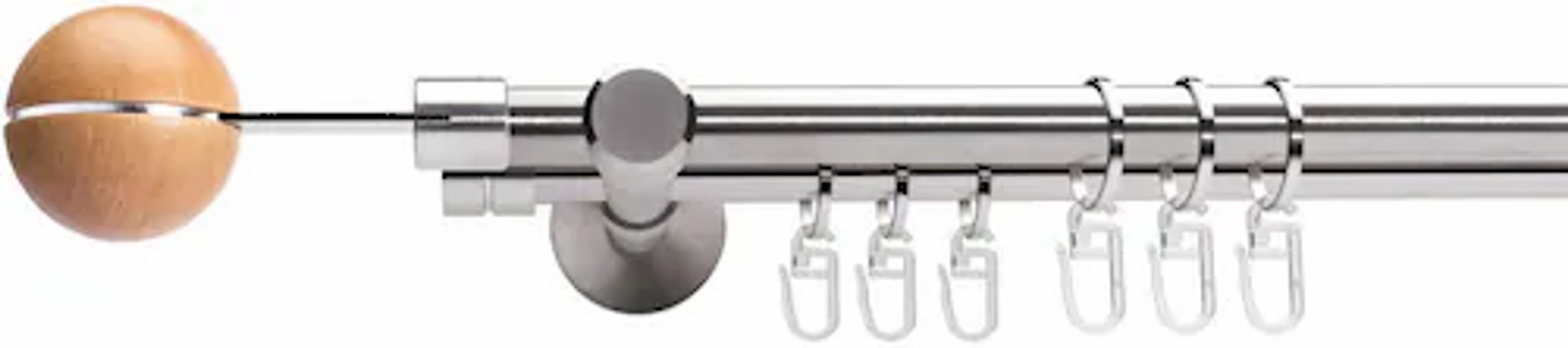 Liedeco Gardinenstange "Stil Harsens" Ø 16 mm 2 läufig-läufig Fixmaß 2-läuf günstig online kaufen