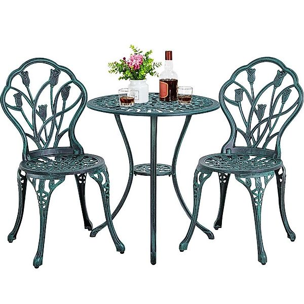 Yaheetech Balkonset, 3 TLG. Bistroset mit günstig online kaufen