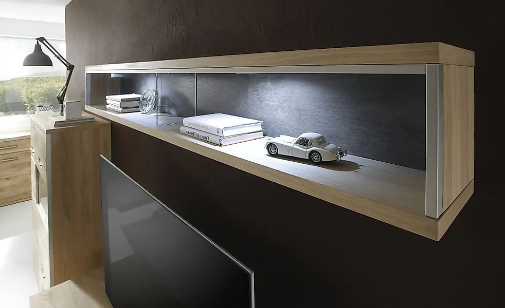 Woodford Wohnwand  Felino ¦ holzfarben ¦ Maße (cm): B: 278 H: 176 T: 52.0 K günstig online kaufen