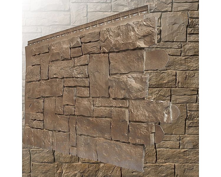 NOVIK Verkleidungspaneel NovikStone SK Platte 114x51cm 10 St. 4,65qm Felsst günstig online kaufen