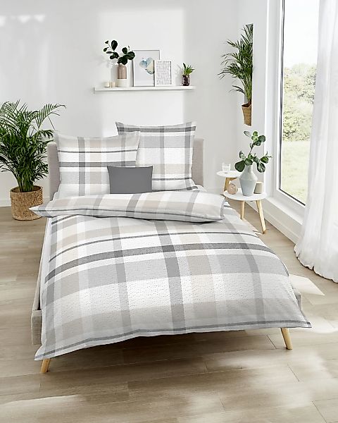 Kaeppel Bettwäsche "Madras Karo" 2 Stk. tlg. Mit Karomuster günstig online kaufen