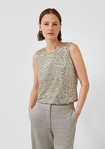 s.Oliver Blusentop Bluse Ärmelloses Blusentop mit günstig online kaufen
