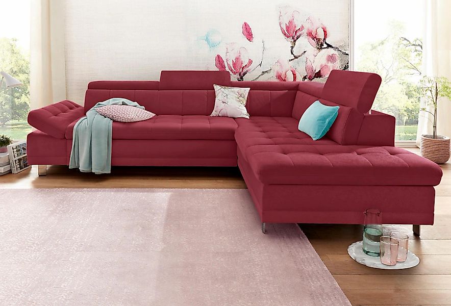 sit&more Ecksofa "Limit L-Form" wahlweise mit Bettfunktion und Bettkasten günstig online kaufen