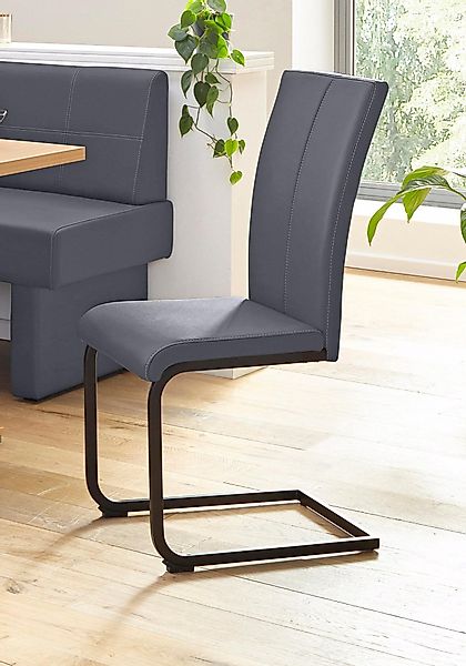 Home affaire Freischwinger "Nils" (Set) 2 Stk. Kunstleder Stuhl belastbar b günstig online kaufen