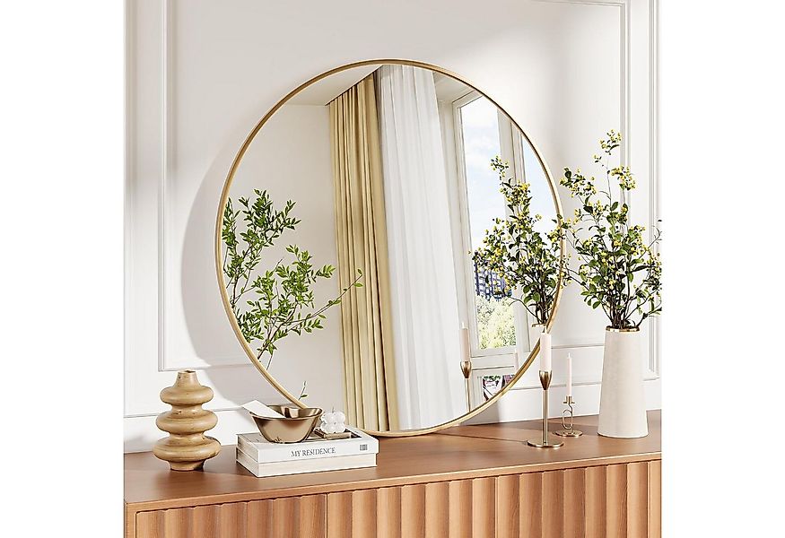 GarveeMore Badspiegel Badspiegel Badezimmerspiegel Wandspiegel Spiegel rund günstig online kaufen