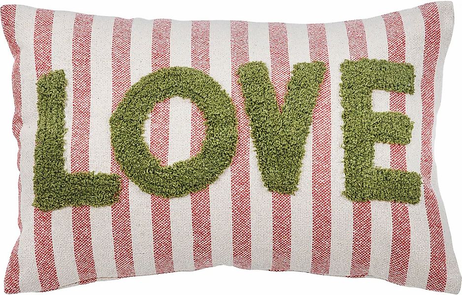 done. Dekokissen "CUSHION HAPPY STRIPE LOVE" günstig online kaufen