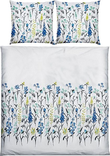 Erwin Müller Bettwäsche Bettwäsche, Seersucker, Blumen günstig online kaufen
