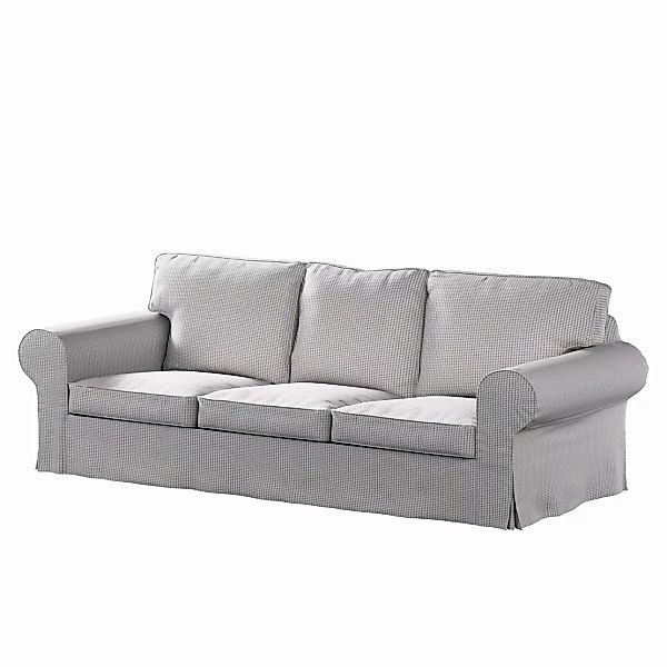 Bezug für Ektorp 3-Sitzer Sofa nicht ausklappbar, beige-blau, Sofabezug für günstig online kaufen