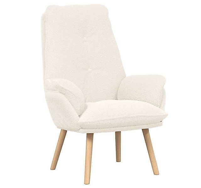 vidaXL Sessel Sessel Creme 69 x 74 x 93 cm Sherpa-Stoff (1-St) günstig online kaufen