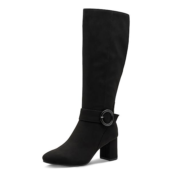 MARCO TOZZI Stiefel, Blockabsatz, Businessstiefel, Langschaftstiefel mit Zi günstig online kaufen