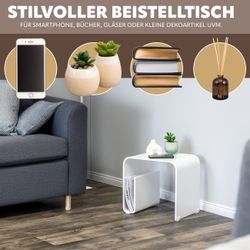 eluno Beistelltisch 2in1 aus Acryl mit günstig online kaufen