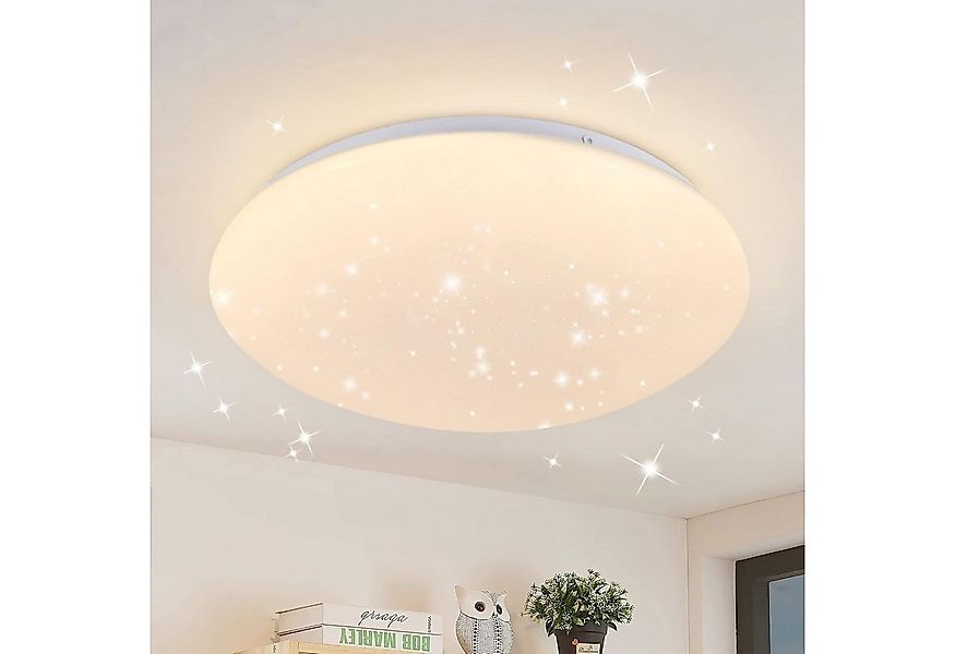 ZMH LED Deckenleuchte Whonzimmer Rund Deckenlampe Modern Sternhimmel Schlaf günstig online kaufen