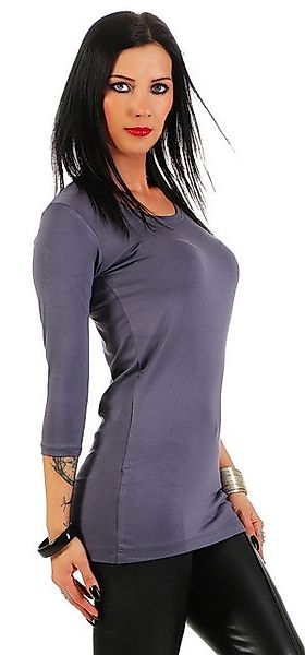 Mellice 3/4-Arm-Shirt Damen Longshirt 3/4 Arm Shirt Tunika günstig online kaufen