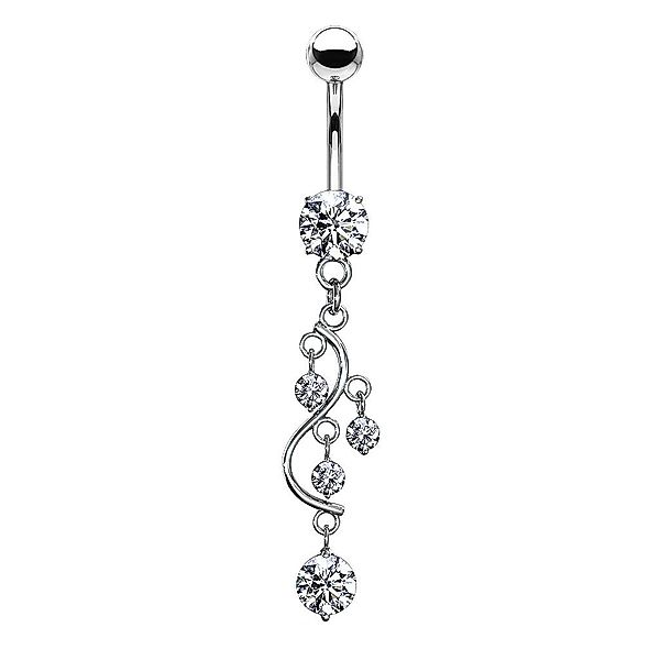 Taffstyle Bauchnabelpiercing Bauchnabelpiercing Banane Wein Anhänger günstig online kaufen