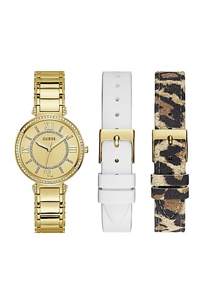 Guess Quarzuhr MONTAGE, (1-tlg), Quarz-Analoguhr günstig online kaufen