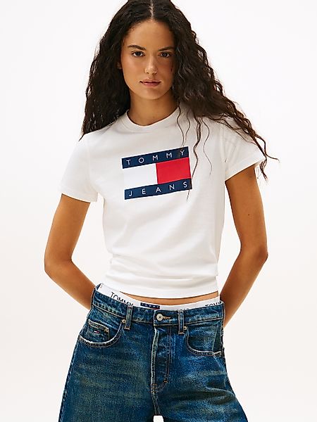 Tommy Jeans Kurzarmshirt "TJW REG TJ FLAG SS TEE" günstig online kaufen