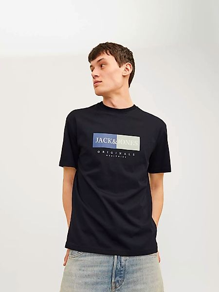 Jack & Jones Rundhalsshirt "JORFREDERIKSBERG BOX TEE SS C.N SN" günstig online kaufen