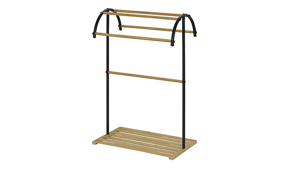 KHG Handtuchständer  Bambus ¦ holzfarben ¦ Bambus ¦ Maße (cm): B: 32 H: 76, günstig online kaufen