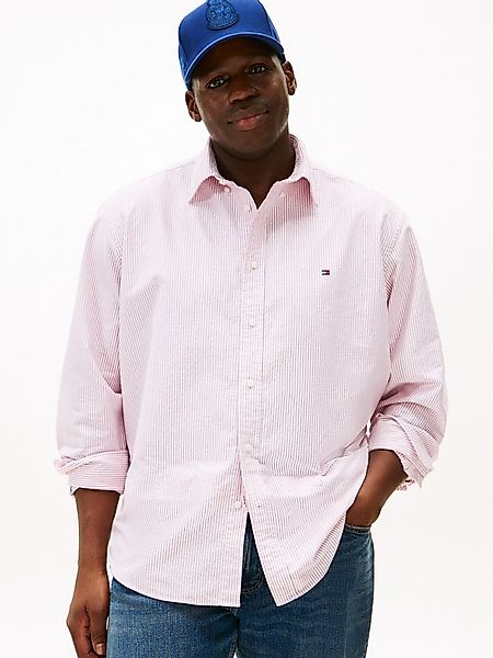 Tommy Hilfiger Big & Tall Langarmhemd BT - HERITAGE OXFORD STRIPE fein gest günstig online kaufen