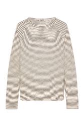 SENSES.THE LABEL Rundhalsshirt aus Baumwolle günstig online kaufen