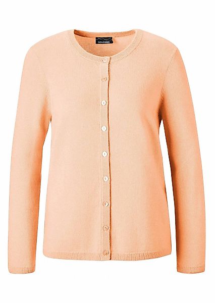 GOLDNER Strickjacke "Kaschmirstrickjacke mit Rundhalsausschnitt" Ohne günstig online kaufen