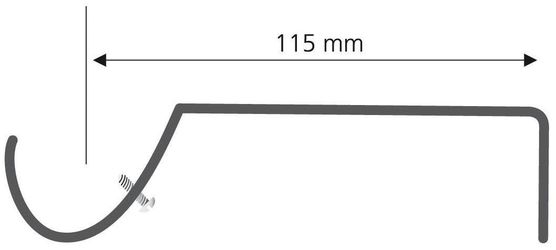 Liedeco Träger, Gardinenstangen, (Set, 2-St), für günstig online kaufen