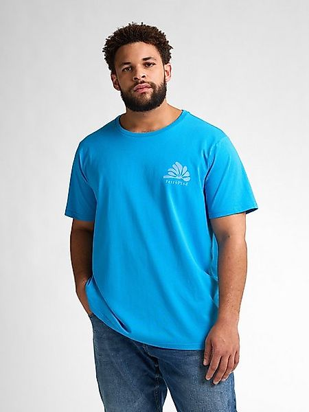 Petrol Industries T-Shirt T-Shirt mit Rückenaufdruck in Plus Size Oceanfron günstig online kaufen