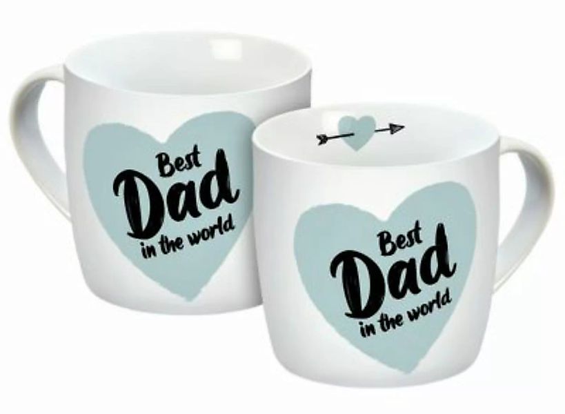Geda Labels Tasse Best Dad in the world 300ml Tassen bunt günstig online kaufen