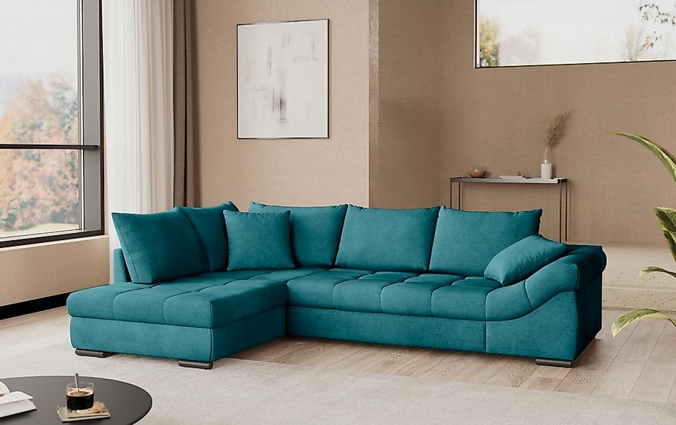 Mr. Couch Ecksofa "Allegro DuraFlex, L-Form", Hochschläfer-Bettauszug, Kalt günstig online kaufen