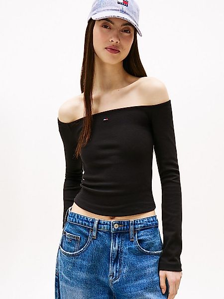 Tommy Jeans Langarmshirt TJW SLIM ESSENTIAL BOAT NECK LS günstig online kaufen