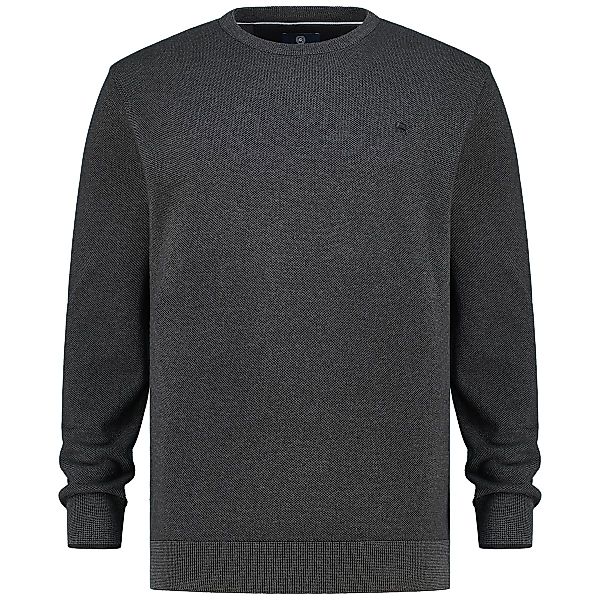 Lerros Feinstrickpullover aus Baumwolle Farbe schwarz Größe: 6XL günstig online kaufen