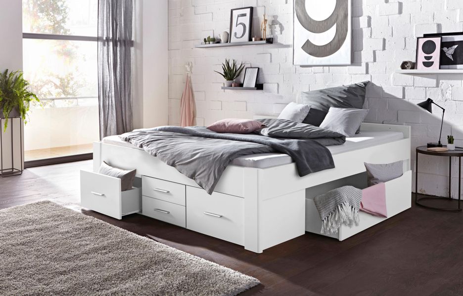 rauch Bett "Scala" mit Schubkästen in 3 Varianten günstig online kaufen