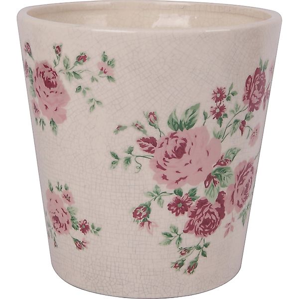 Übertopf Rose Keramik Glatt Ø 18 cm x 18 cm günstig online kaufen
