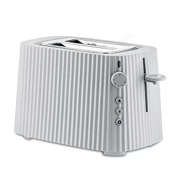 Toaster Plissé plastikmaterial weiß / 2 Scheiben – 850 W - Alessi - Weiß günstig online kaufen