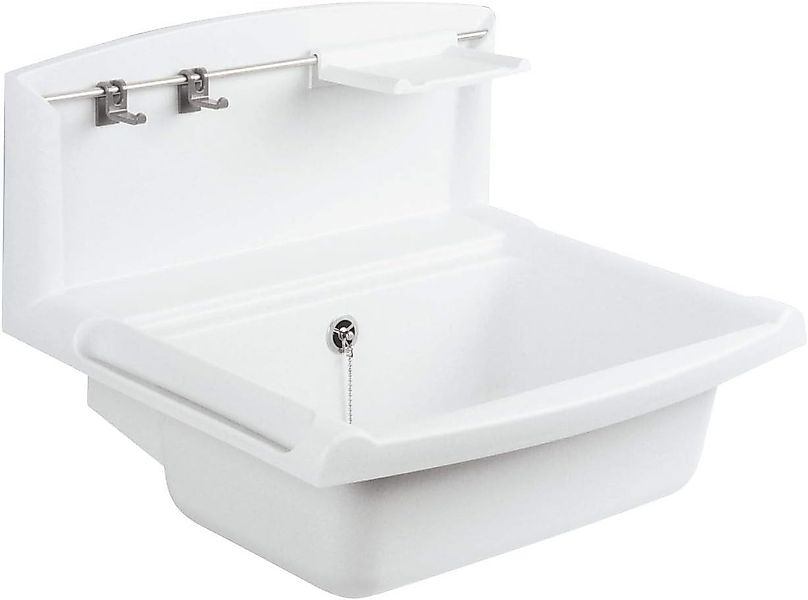 SANIT Waschbecken SANIT / ABUSANITAIR Ausgussbecken Multiset,Spritzschutzrü günstig online kaufen