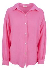 Seasons of April Hemdbluse Oversized Musselinbluse günstig online kaufen