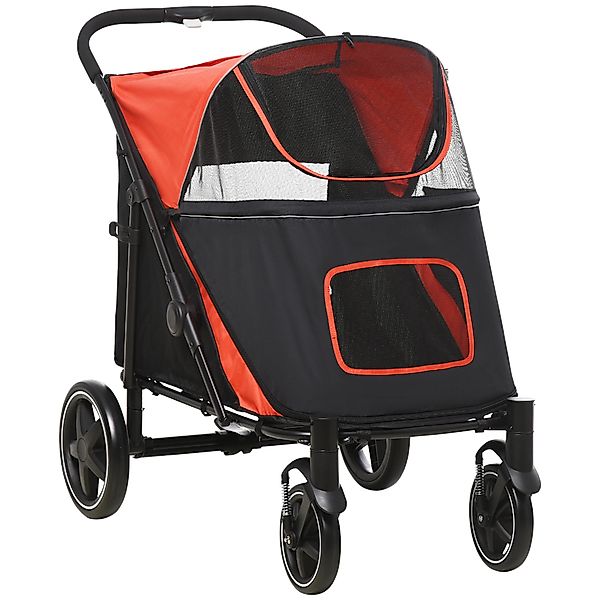 PawHut Hundebuggy Haustierwagen Klappbar Katzenbuggy mit günstig online kaufen