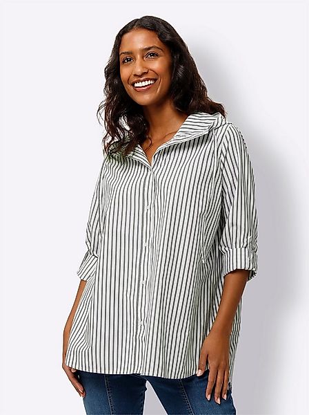 heine Klassische Bluse Gestreifte Bluse . günstig online kaufen