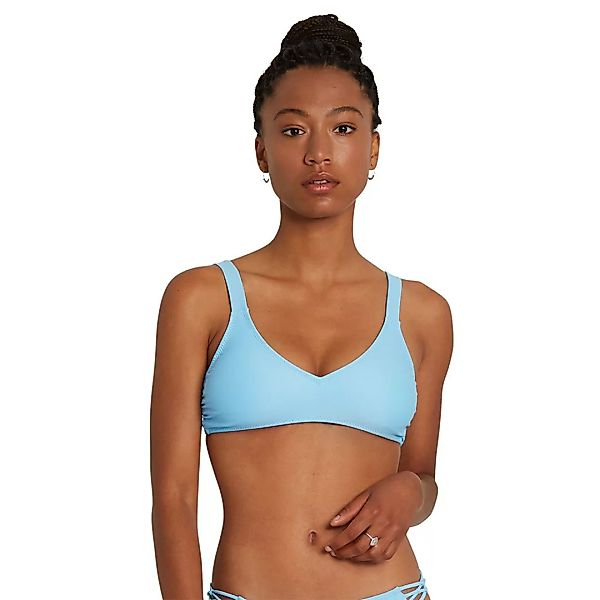 Volcom Simply Solid V Bikini Oberteil L Coastal Blue günstig online kaufen