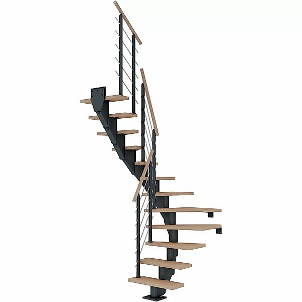 Dolle Mittelholmtr. Frankfurt Eiche Weiß Anthr. GH bis 301 cm 1/2gew 65 cm günstig online kaufen