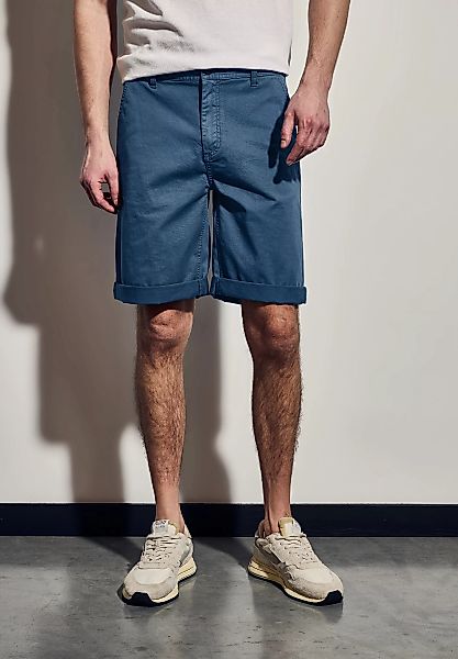 STREET ONE MEN Shorts, aus Baumwolle mit Stretchanteil günstig online kaufen