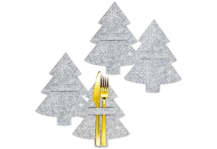 PAPIERDRACHEN Besteckhalter Weihnachtsdekoration Filz Besteckhalter – festl günstig online kaufen